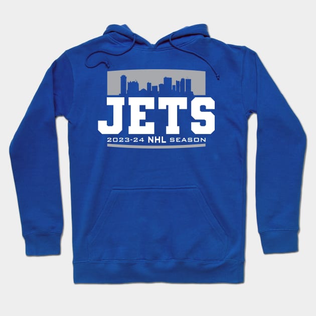 Jets Hockey 2023-24 Hoodie by Nagorniak